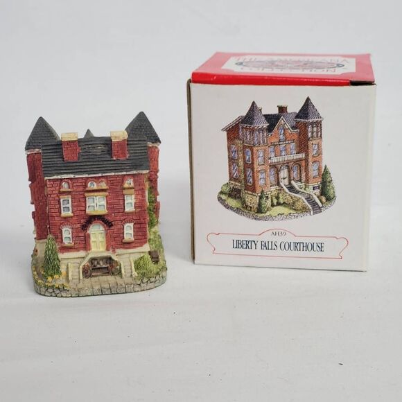 Liberty Falls Courthouse AH39 Figurine w/ Box - Picture 2 of 4